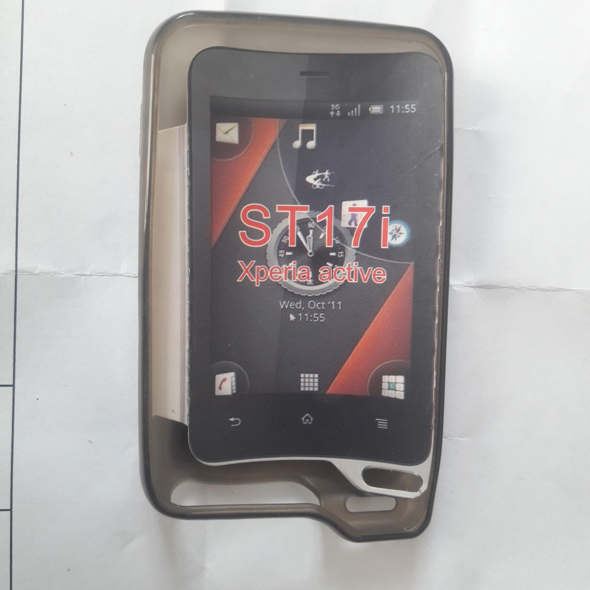 کاور ژله ای دودی سونیst17i(experia active)