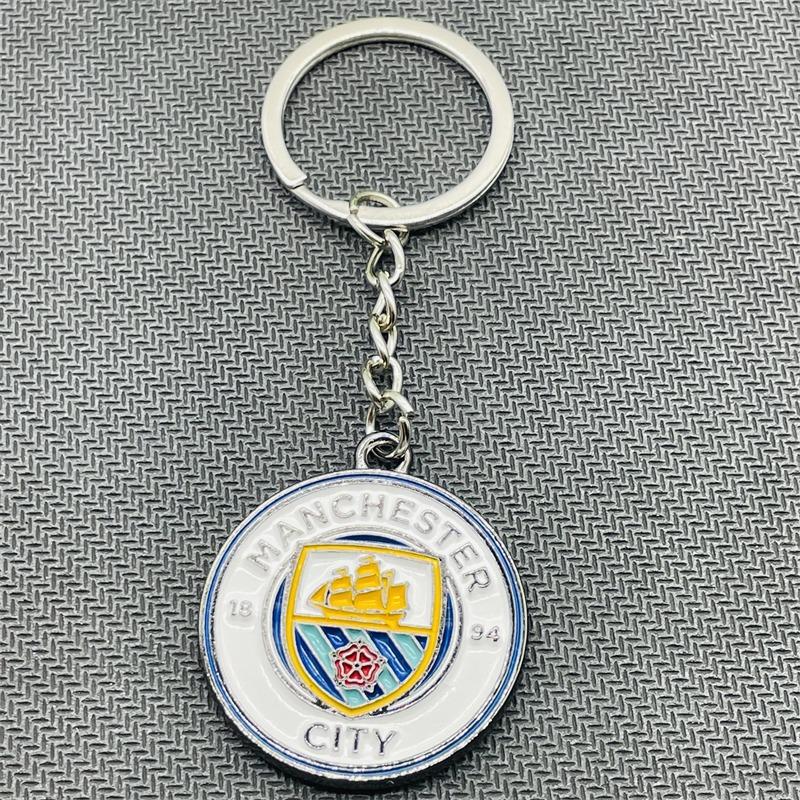 جاکلیدی فلزی منچسترسیتی با طرح برجسته (دو رو)