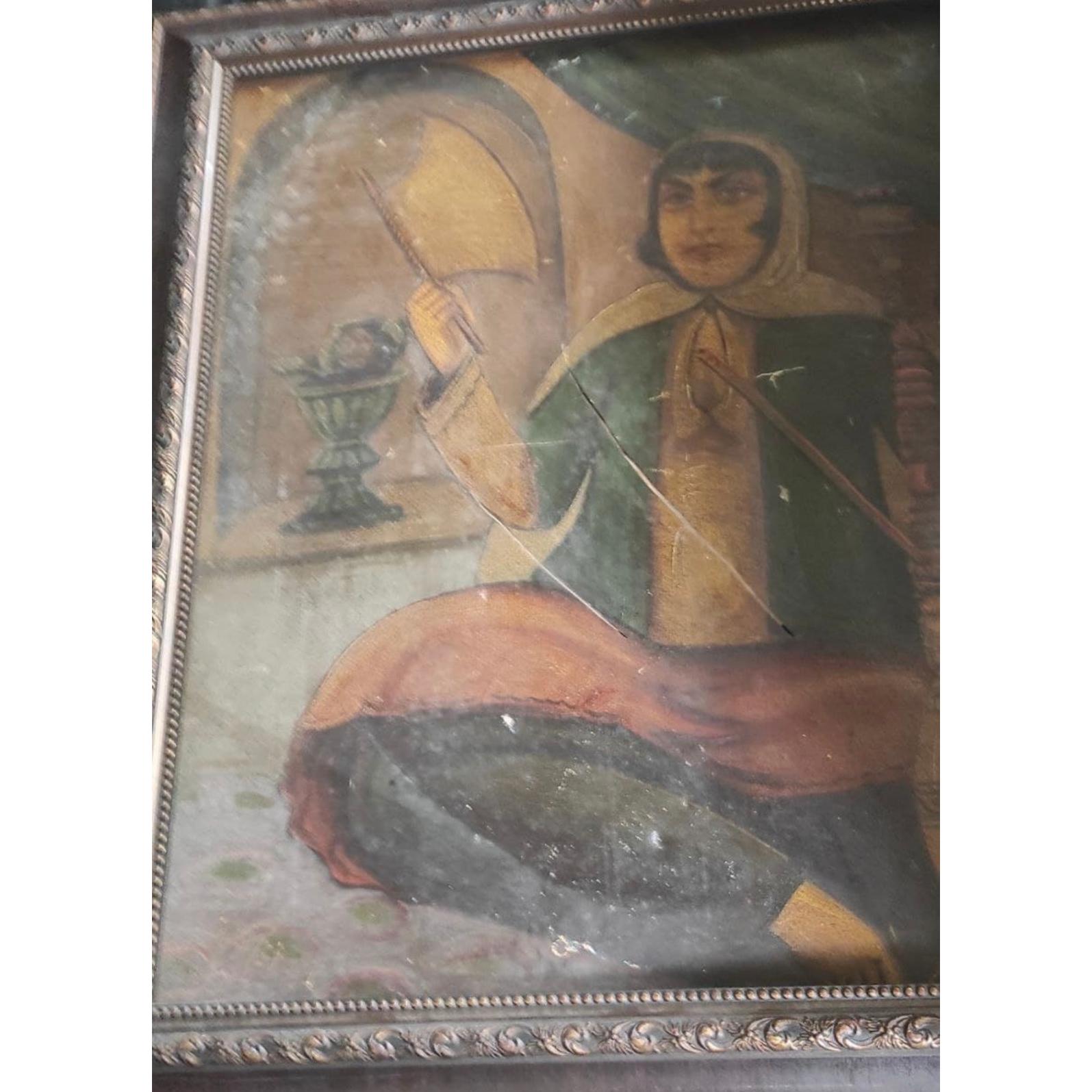 نقاشی قدیمی قاجاری