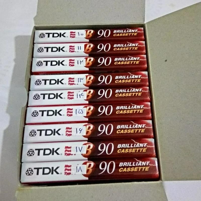 پک 9 عددی نوار خام TDK B90 توضیحات خوانده شود