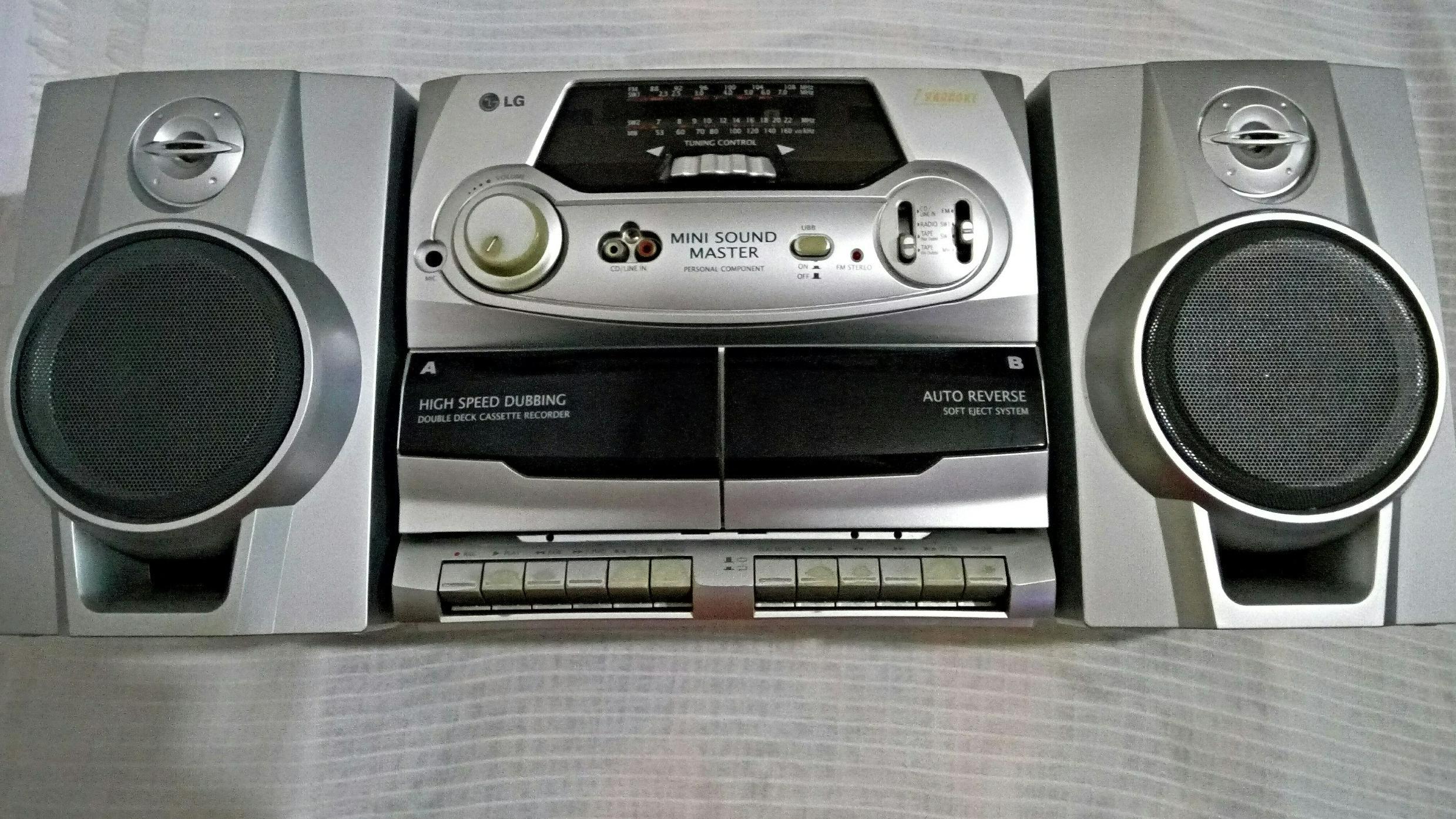 ضبط صوت ال جی دو کاست TW-880T