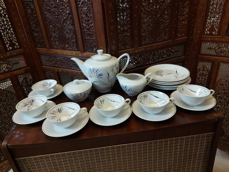 سرویس23 پارچه چایخوری آلمانی 70 ساله زیبا