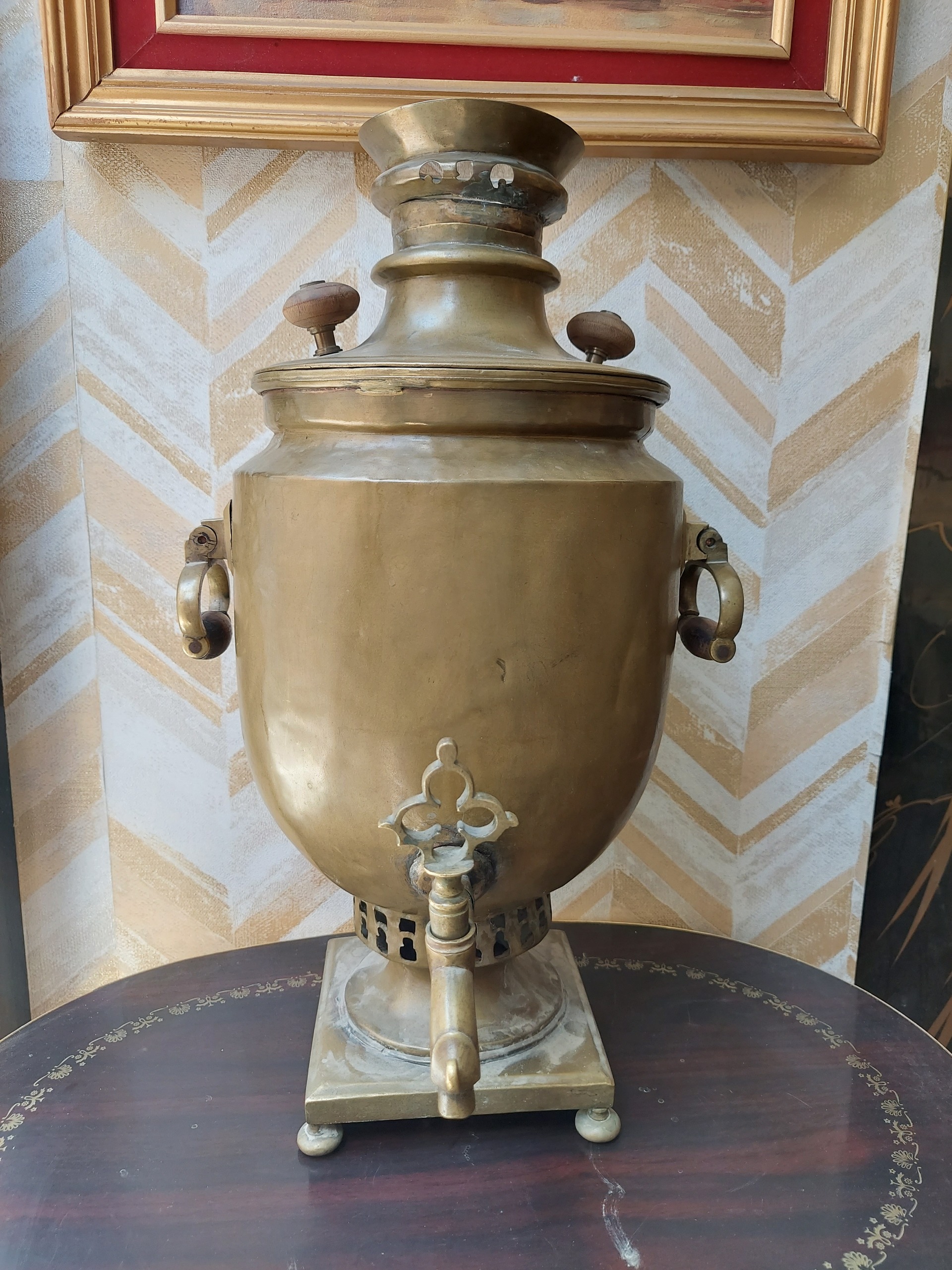 سماور روسی 150 ساله سایز بزرگ