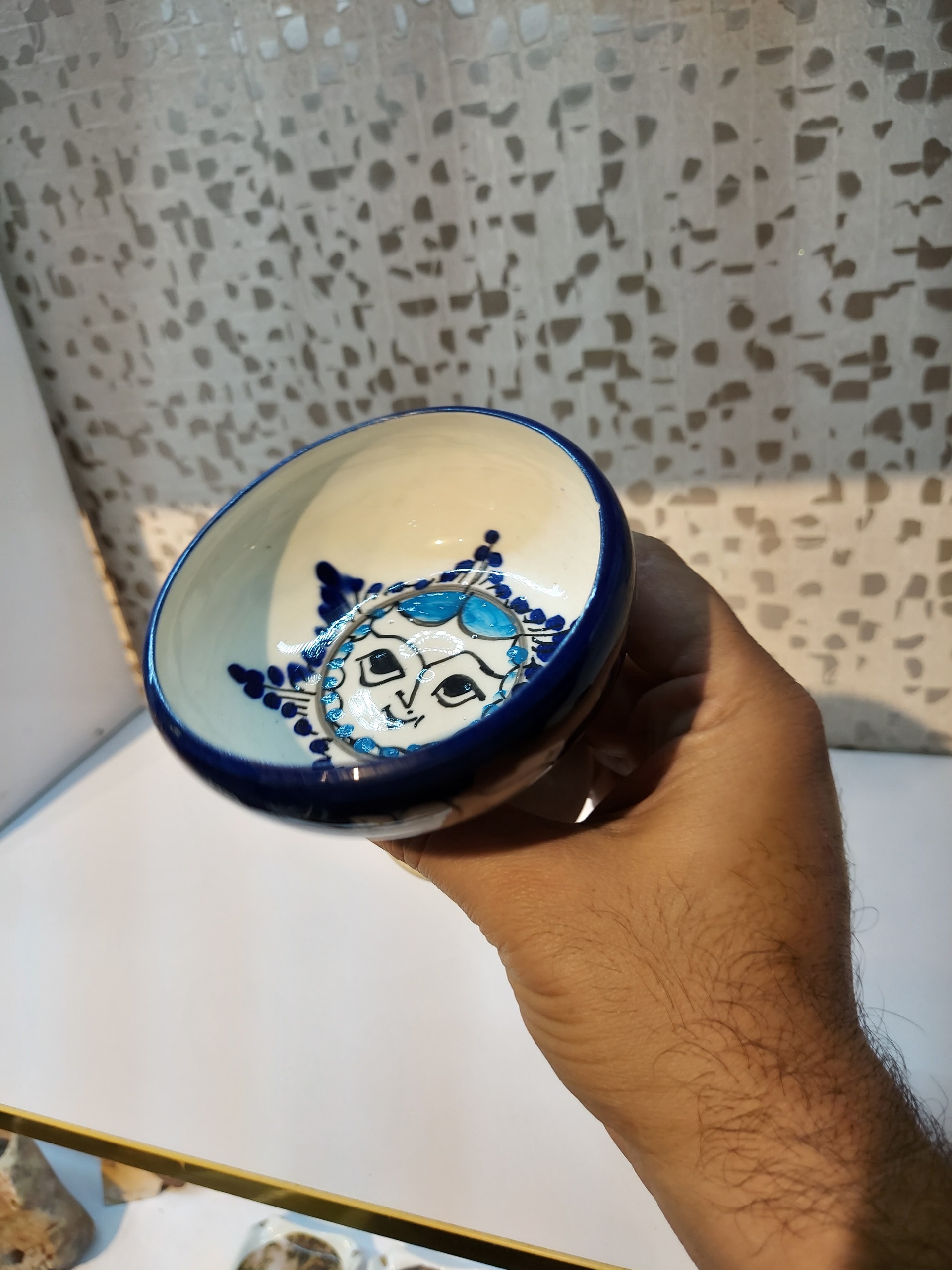 بستنی خوری سفالی قدیمی تک
