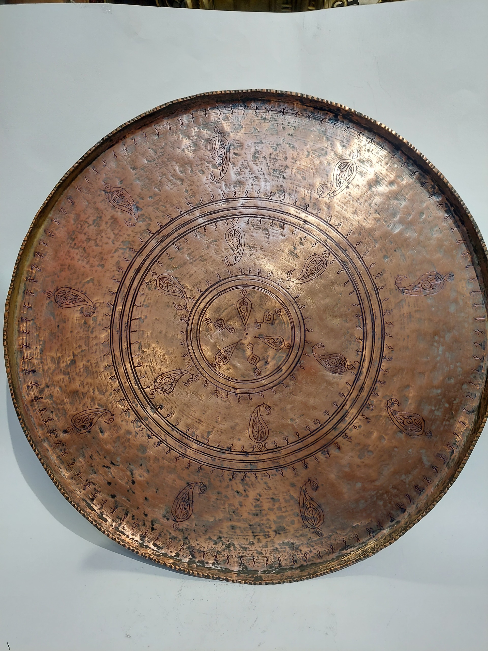 سینی باقلوا خوری قاجاری 150 ساله سنگین وزن