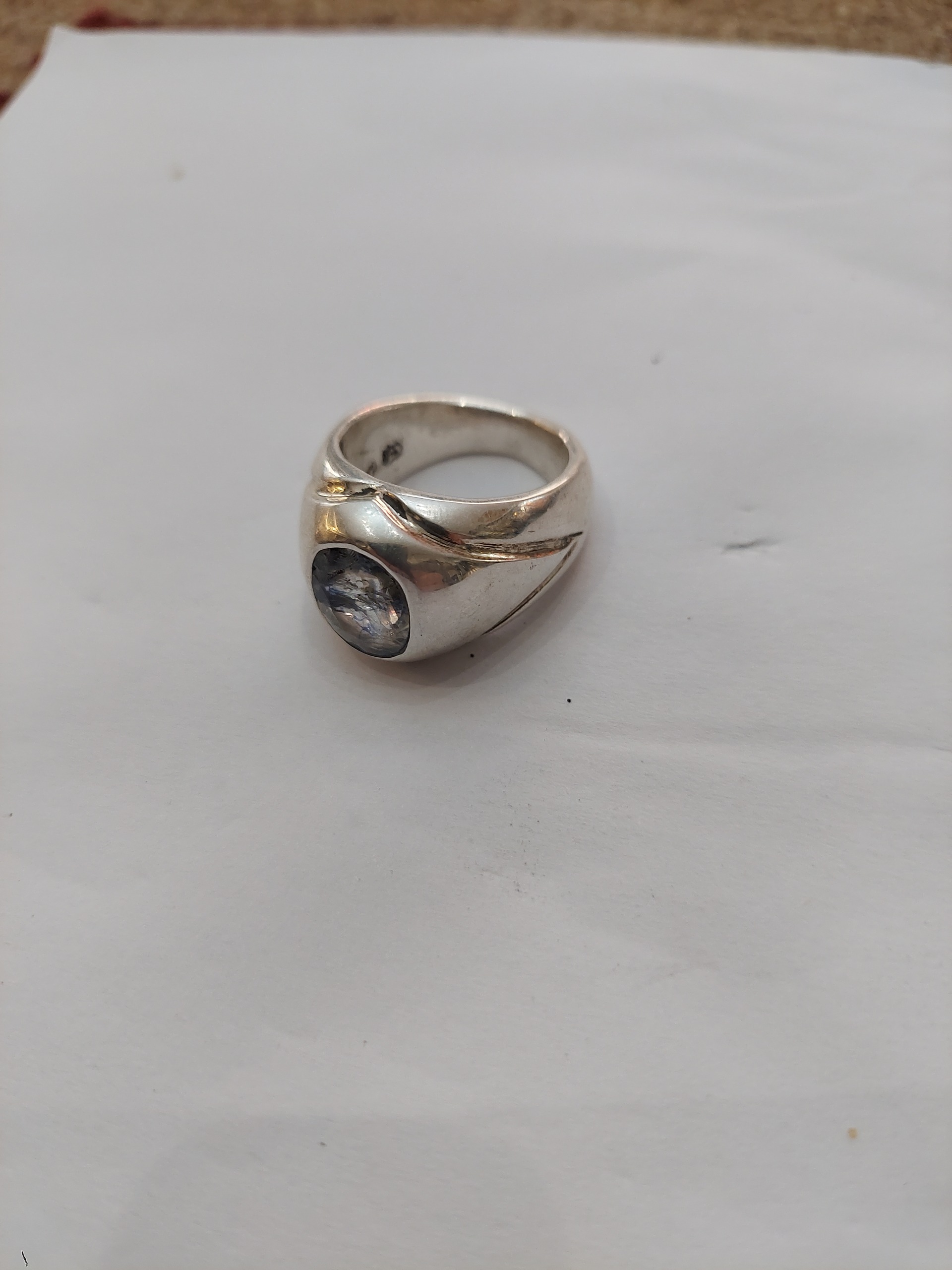 انگشتر یاقوت محشر با رکاب دستساز استاد همتی