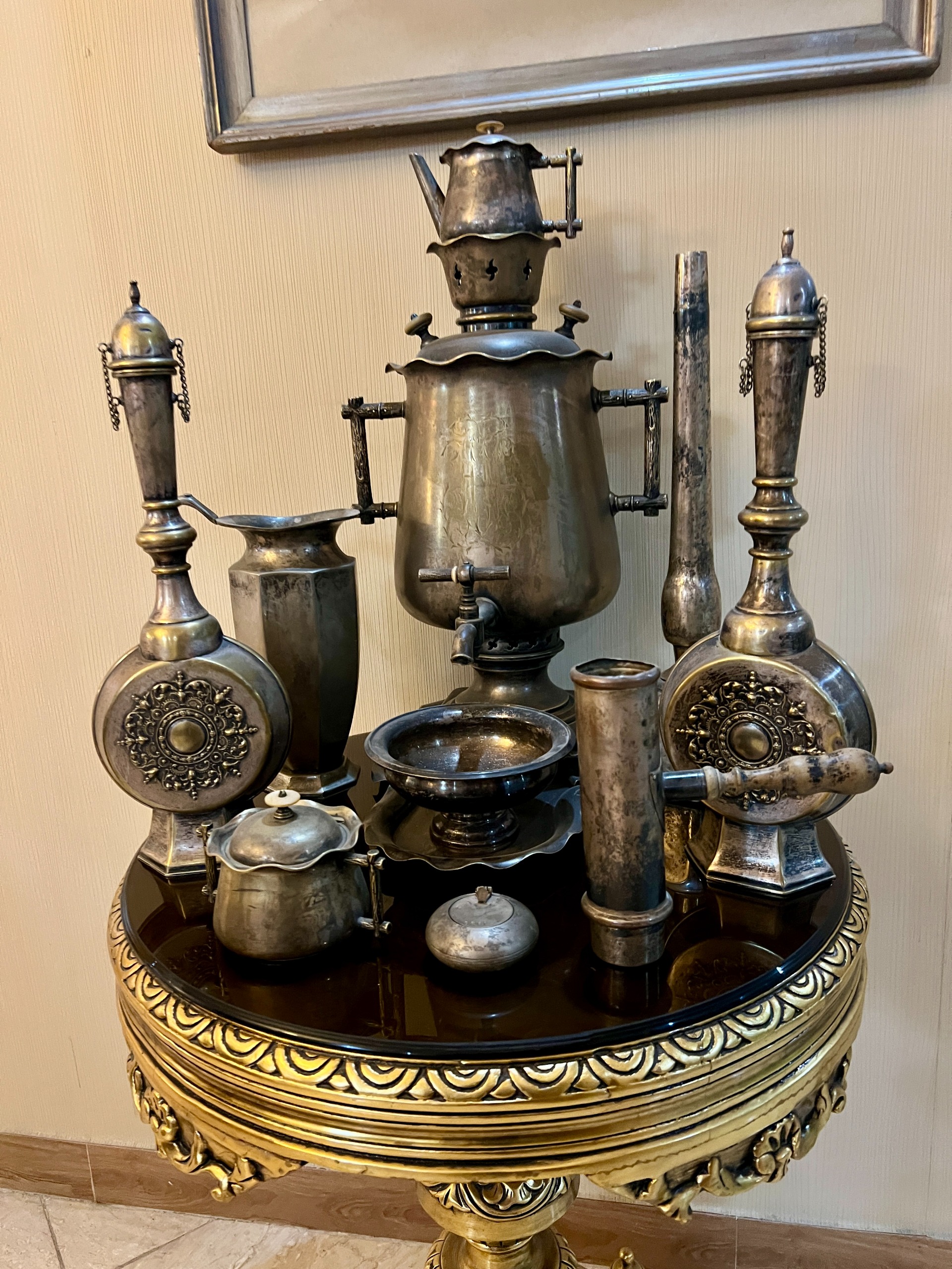 سرویس کمیاب سماور نوربلین 150 ساله لهستانی