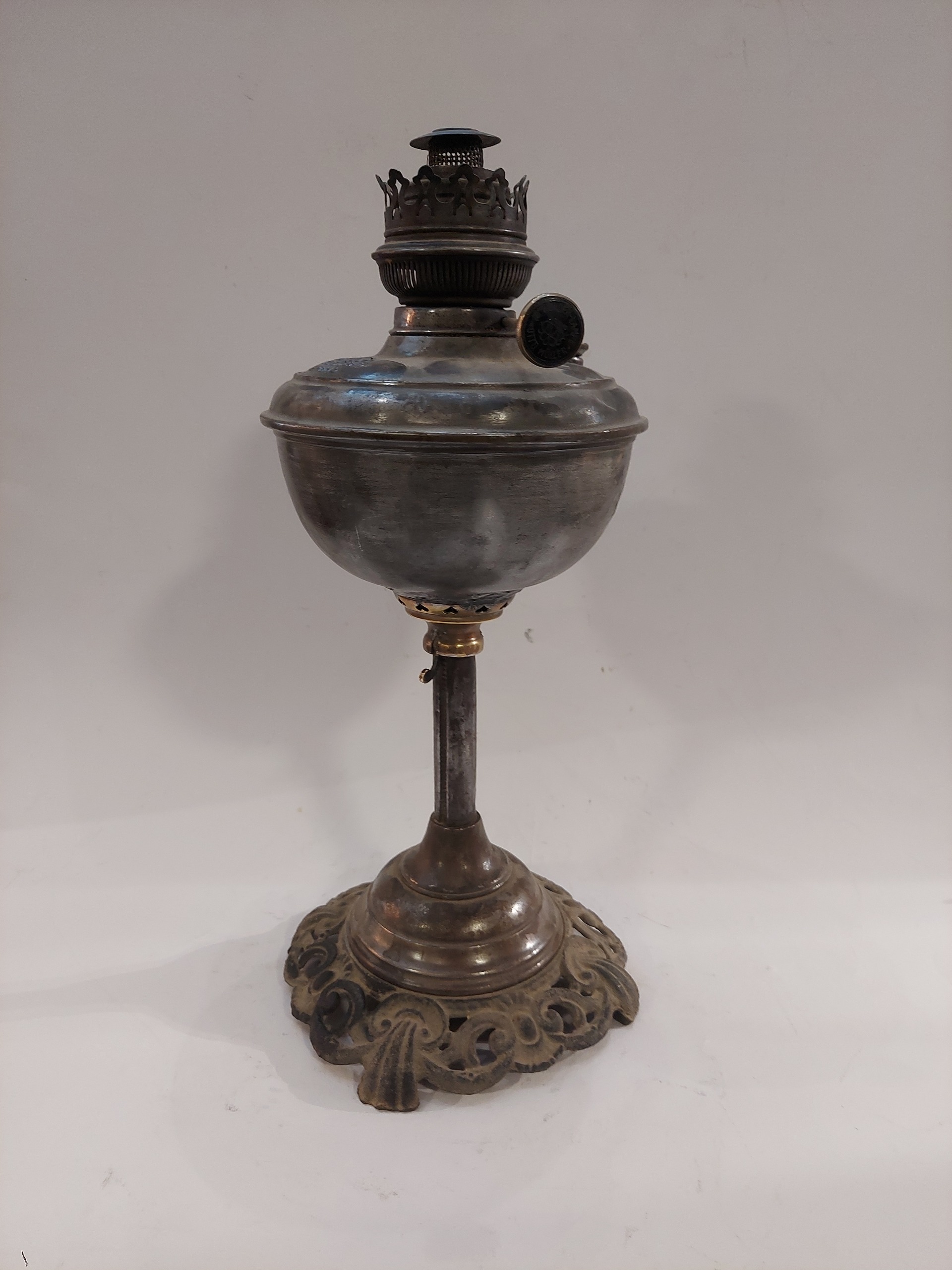 چراغ روسی جک ثابت قدیمی تمام چدن و آهنی