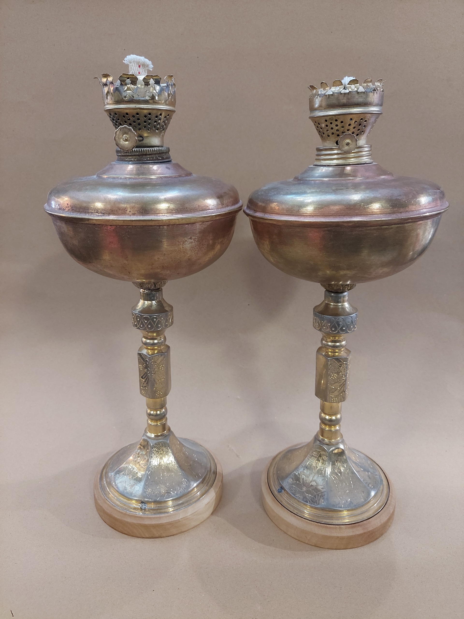 جفت گردسوز برنجی سالم و سنگین وزن