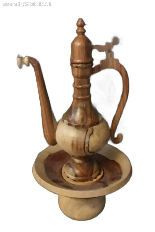 آفتابه لگن چوبی دکوری قدیمی خیلی زیبا