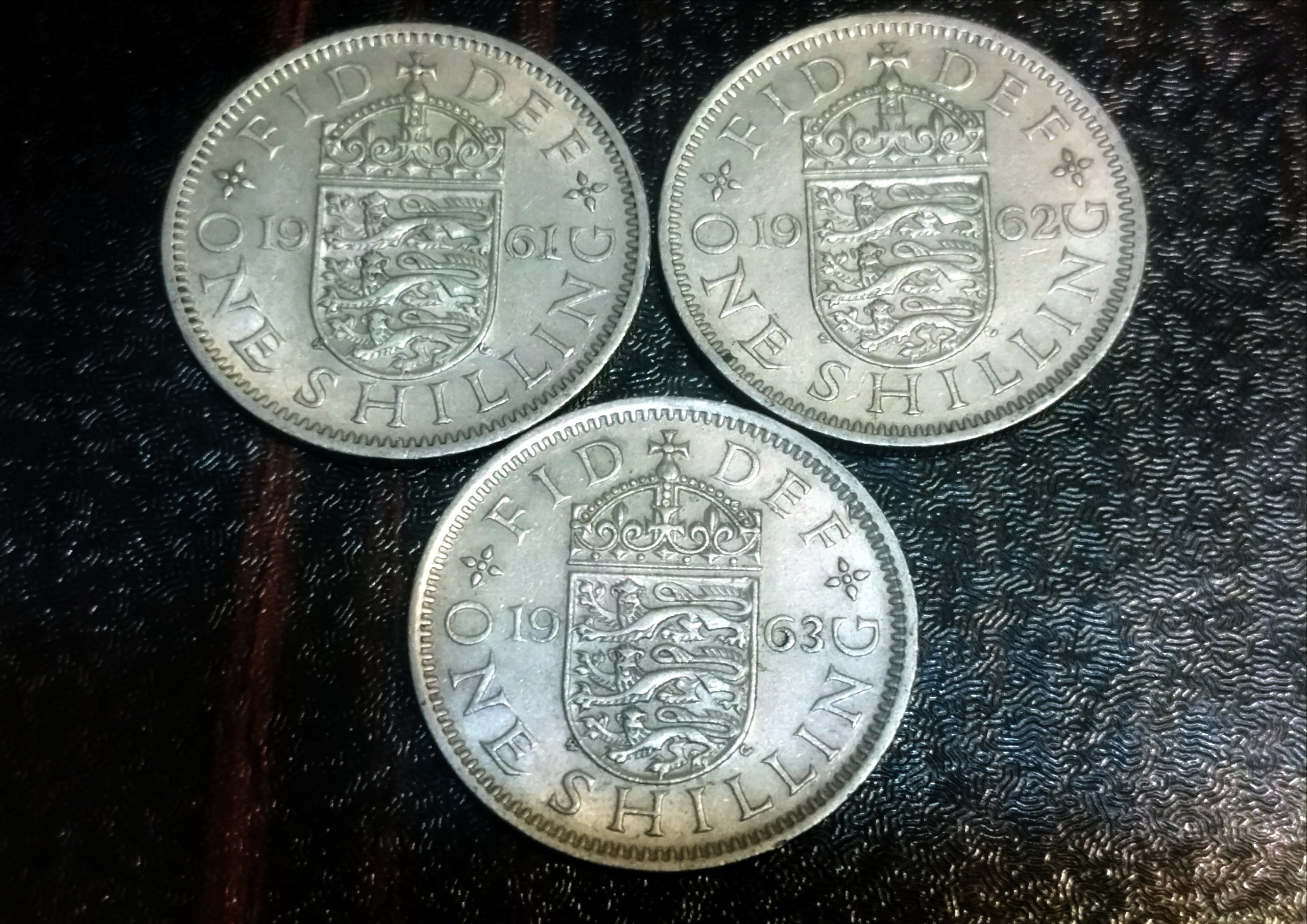 ست فوق نایاب یک شیلینگ سه شیر 1961تا63