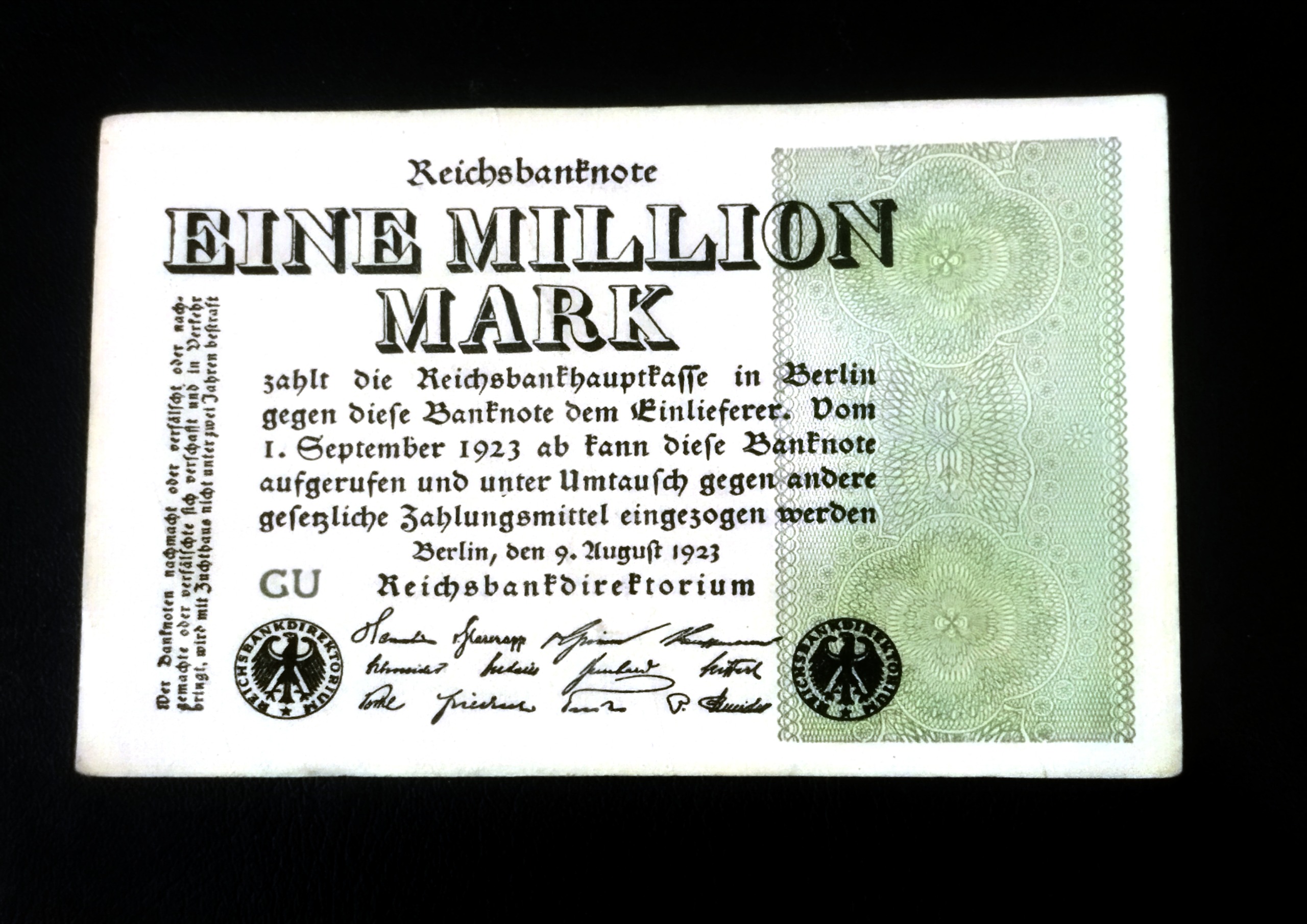 اسکناس فوق نایاب سه میلیون مارک 1923 کشور المان