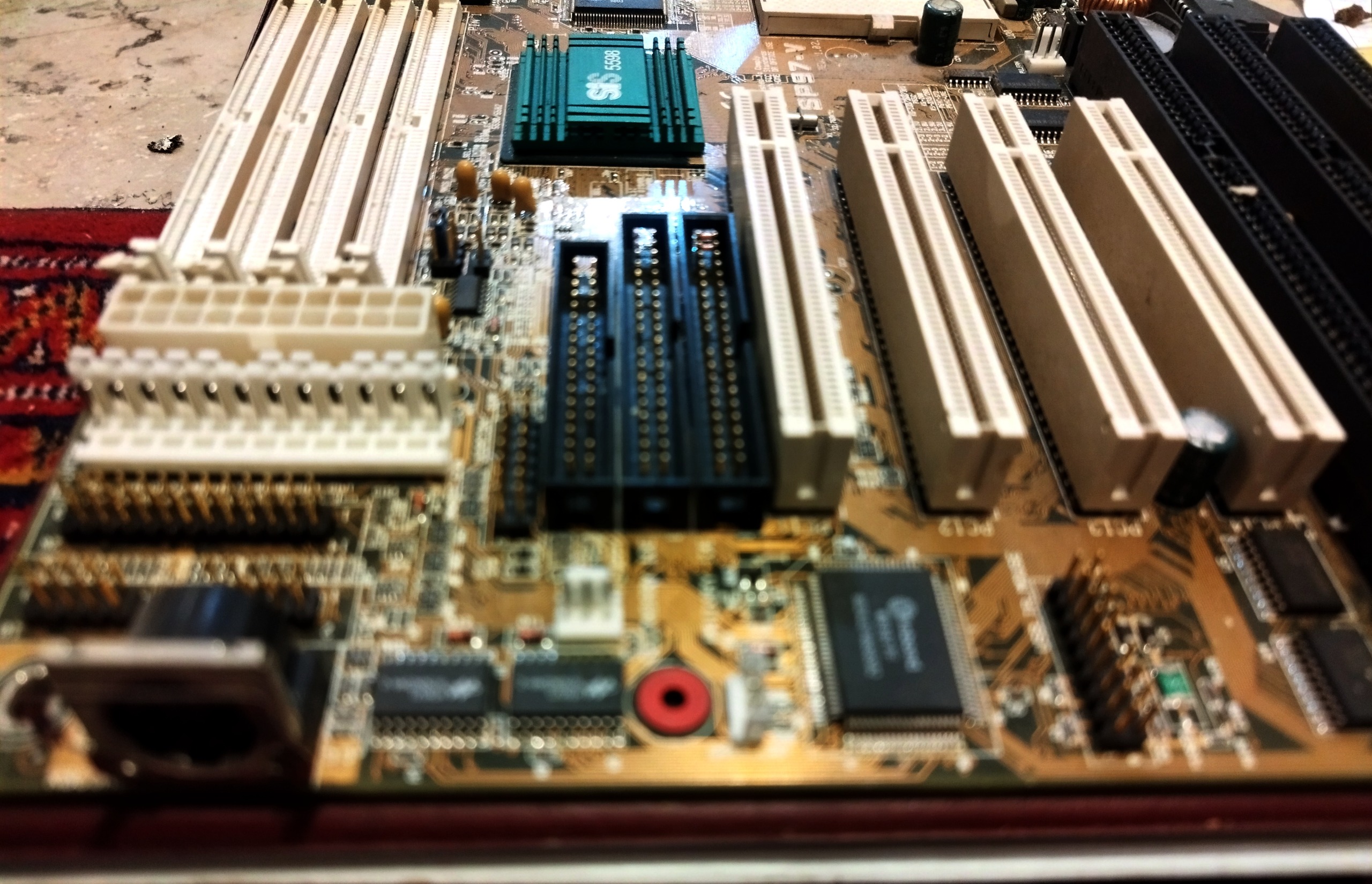 مادر برد فوق نایاب کلکسیونی سوکت7 برند ایسوس