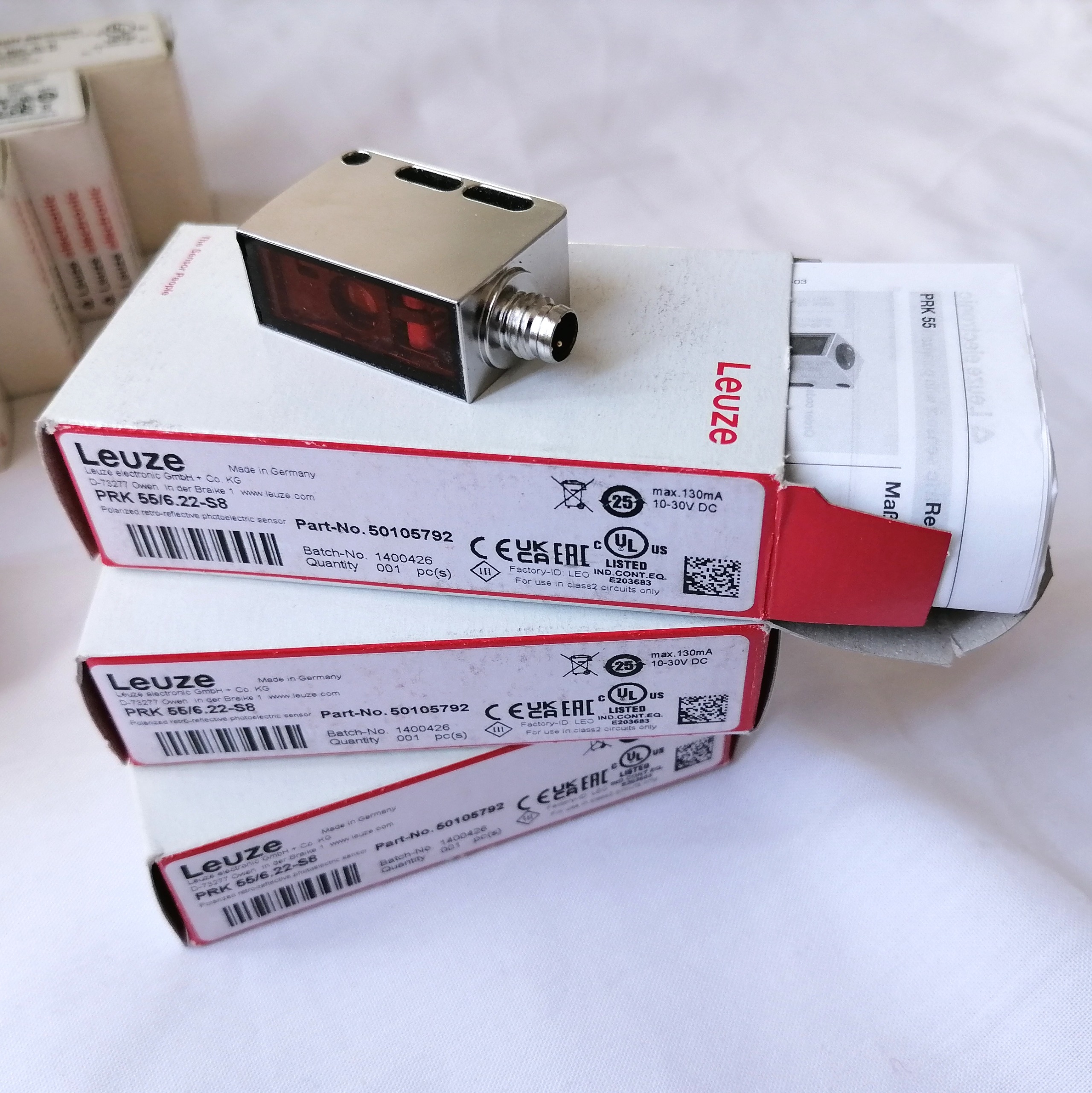 سنسور نوری ضد انفجار LEUZE لیوز PRK - 55/6.22