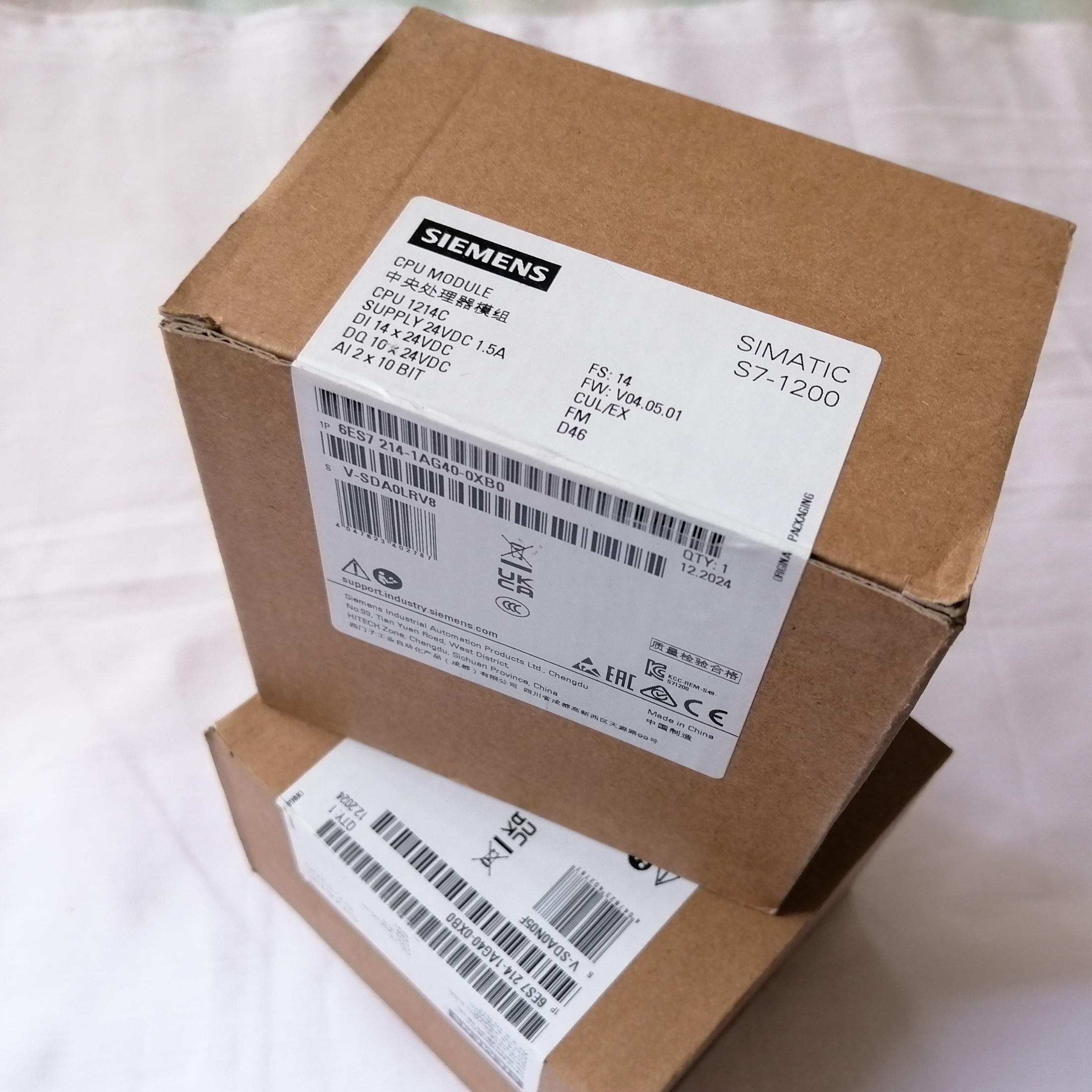 کنترلر پی ال سی زیمنس 1214 کد 6ES7214-1AG40-0XB0