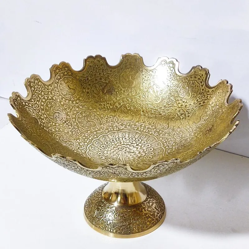 میوه خوری برنجی هندی آجیل خوری برنجی قطر28