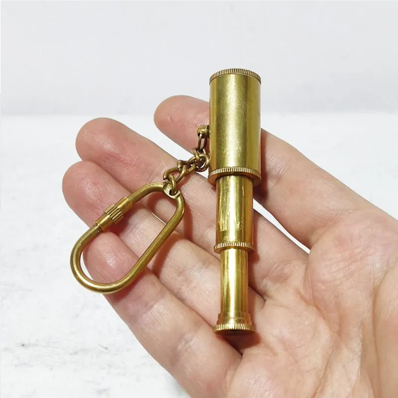 جاکلیدی و جاسوییچی برنجی هندی مدل دوربین تک چشمی