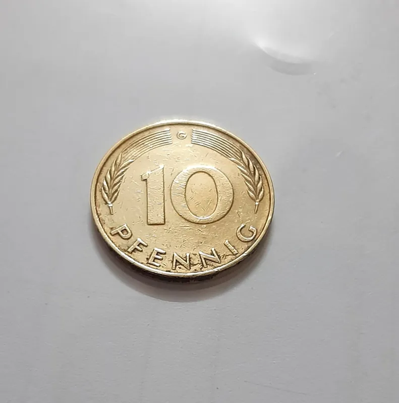 سکه 10 فنینگ آلمان 1974 (کد077)