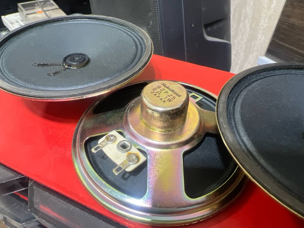 بلندگو رادیو یا ظبط قدیمی ژاپنی اکبند تعداد