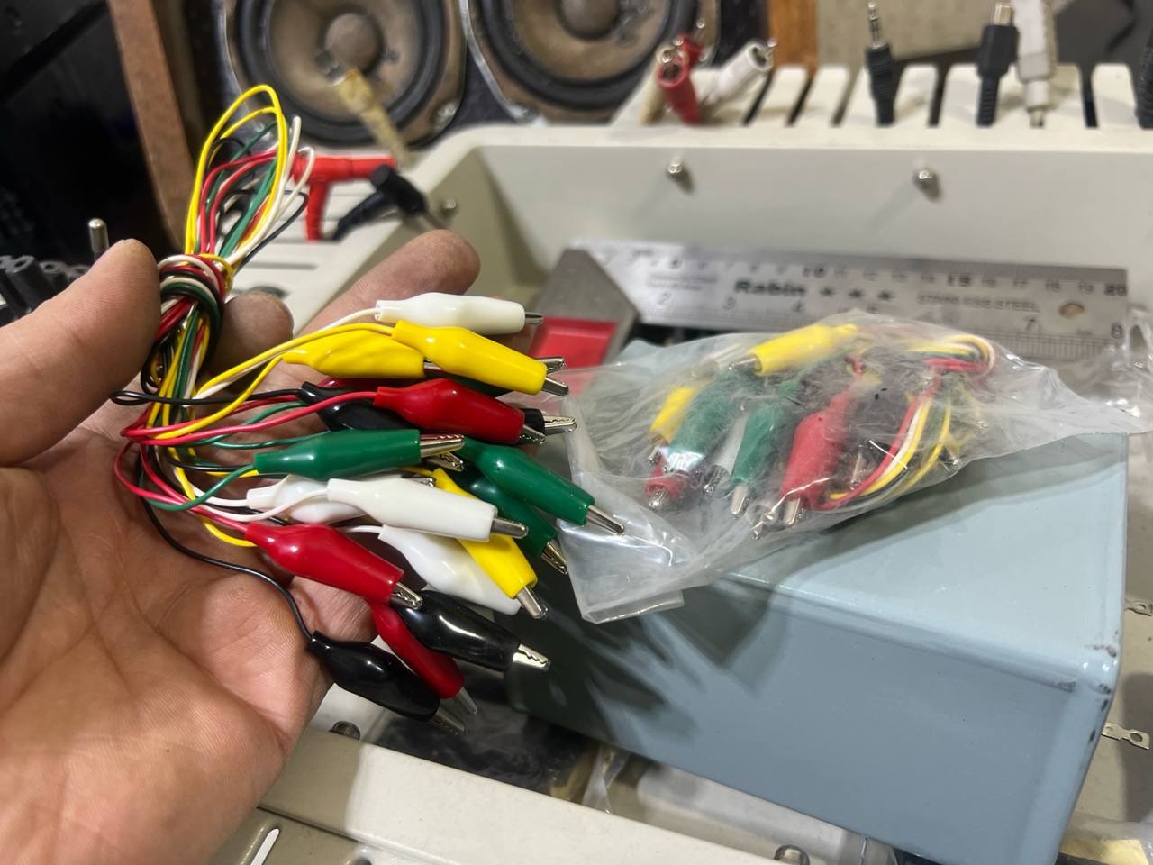 20 عدد فیش سوسماری با سیم 10 جفت