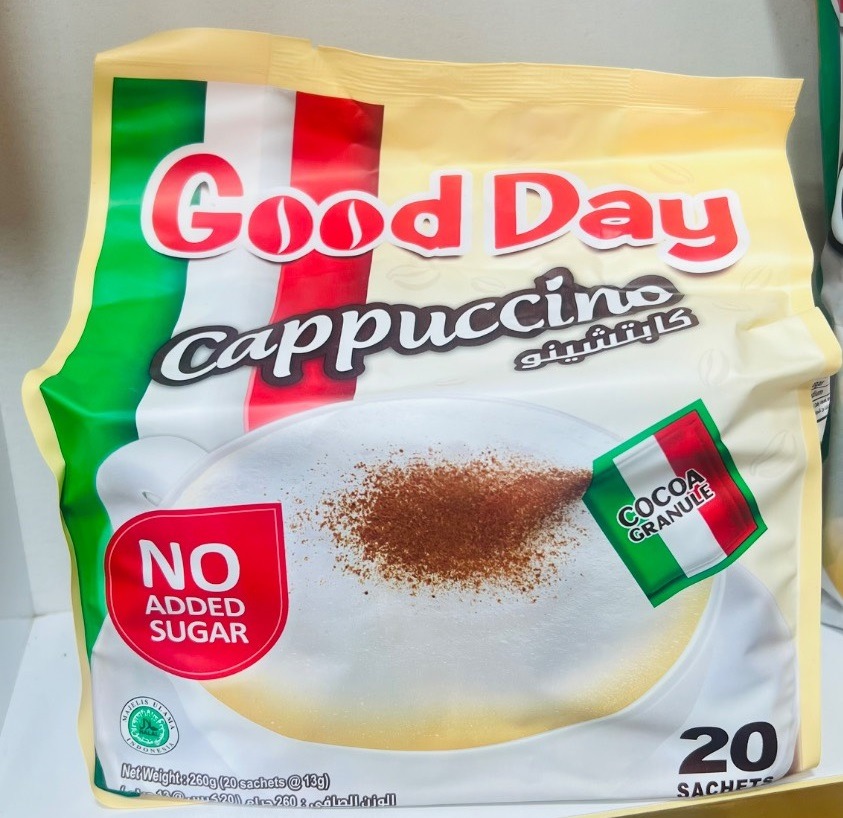 کاپوچینو گوددی(بدون شکر) بسته 20 عددی