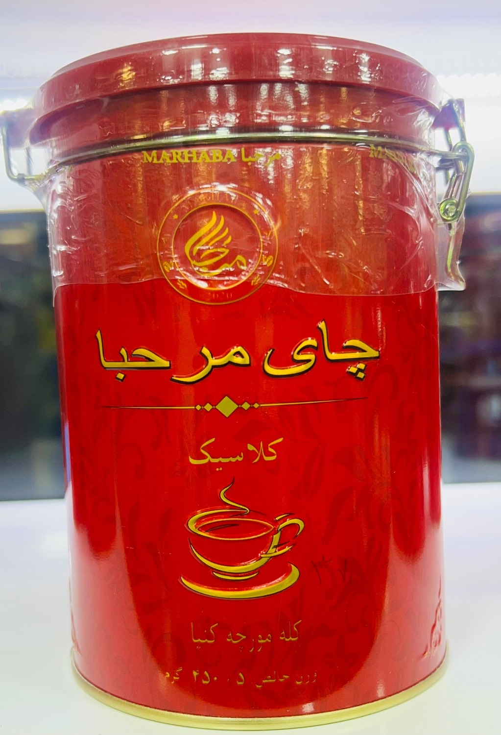 چای کله مورچه مرحبا کلاسیک قوطی فلزی