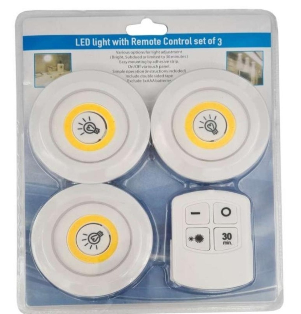 چراغ سقفی کنترل دار ( بدون نیاز به سیم کشی)