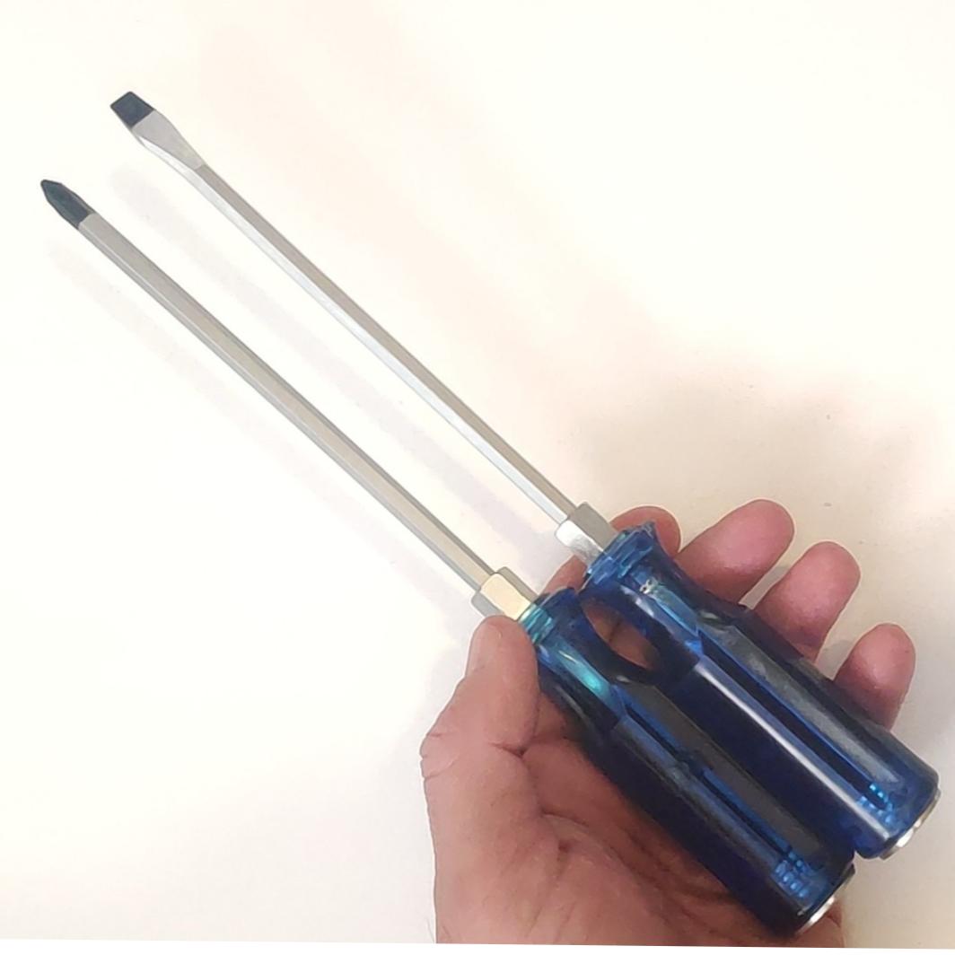 دوعدد پیچ گوشتی چکش خوار ( بسیار با کیفیت)