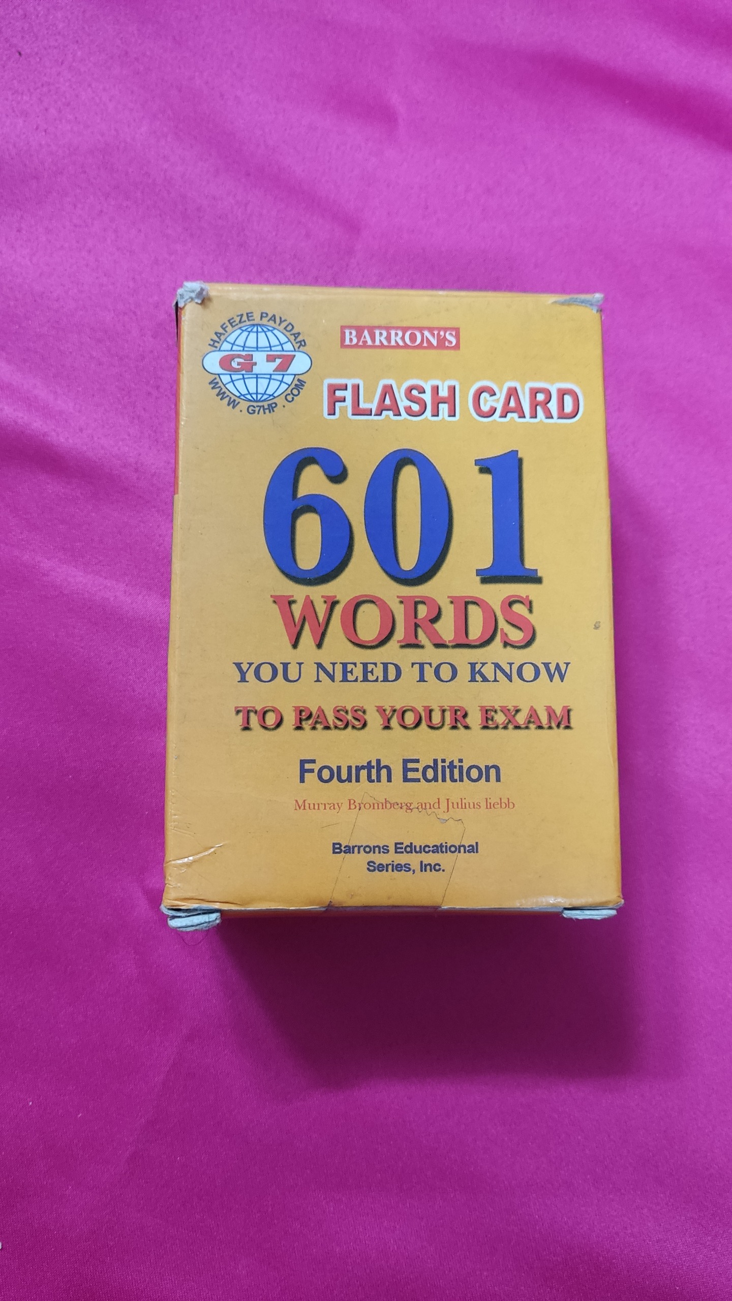 فلش کارت 601words