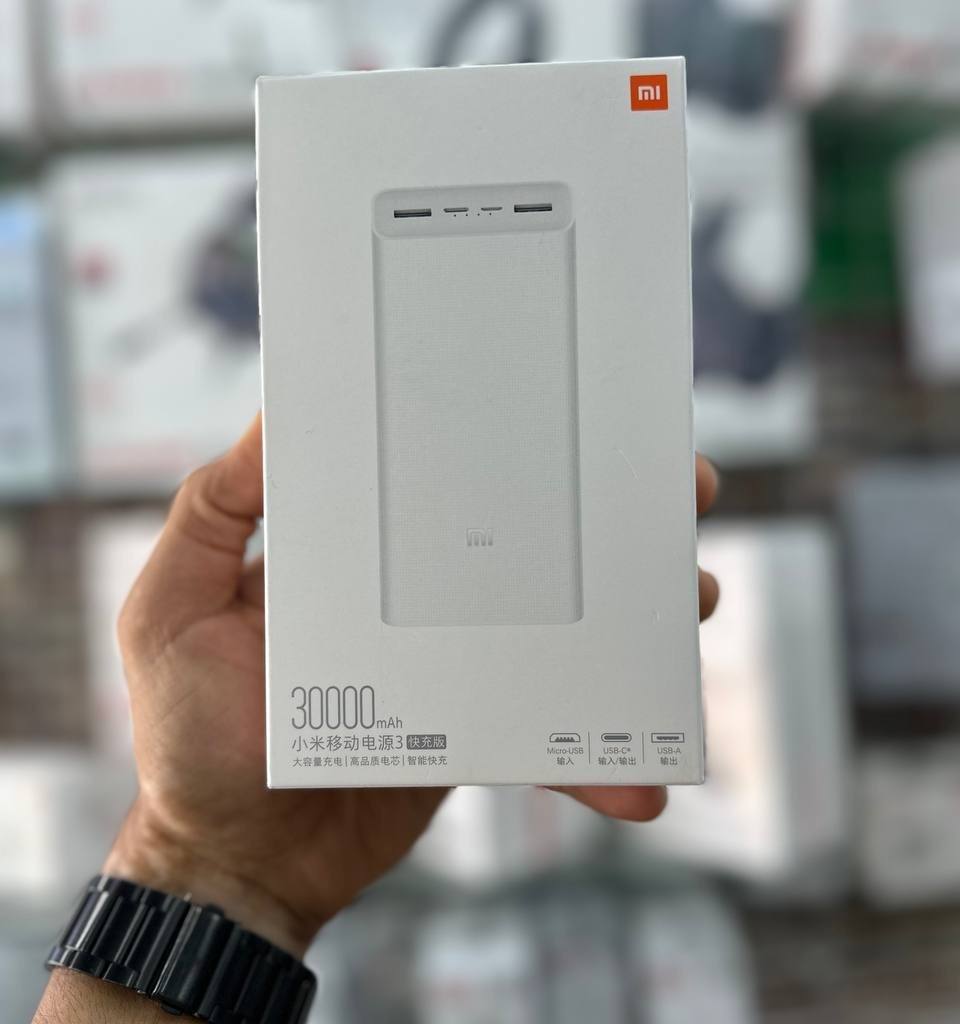 پاوربانک شیائومی30 هزار مدل XIAOMI PB3018ZM