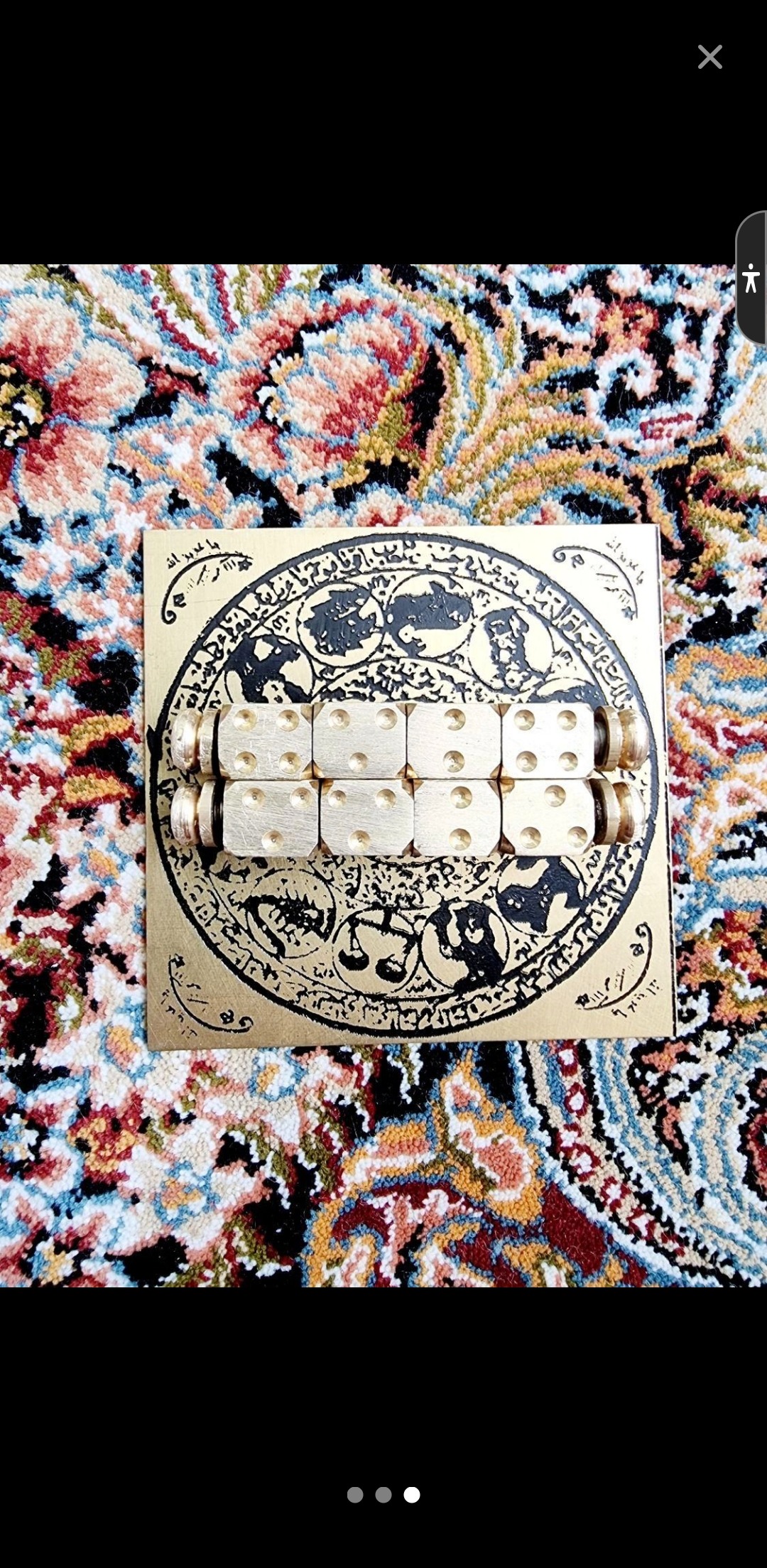 کتاب رمل سیاه و صفحه رمل