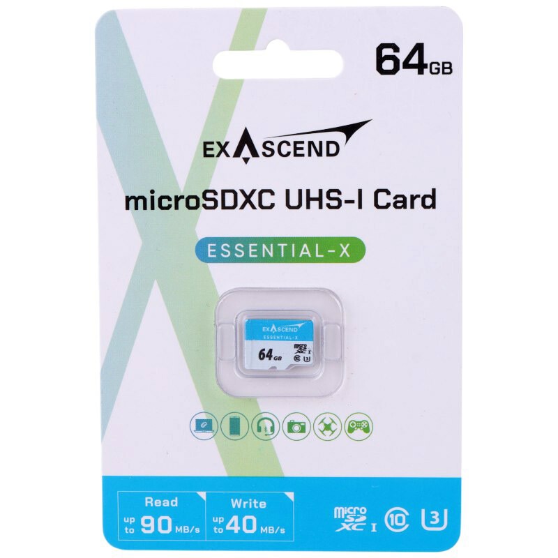رم میکرو 64 گیگ اگزاسند ExAscend -X U3 C10 90MB/s
