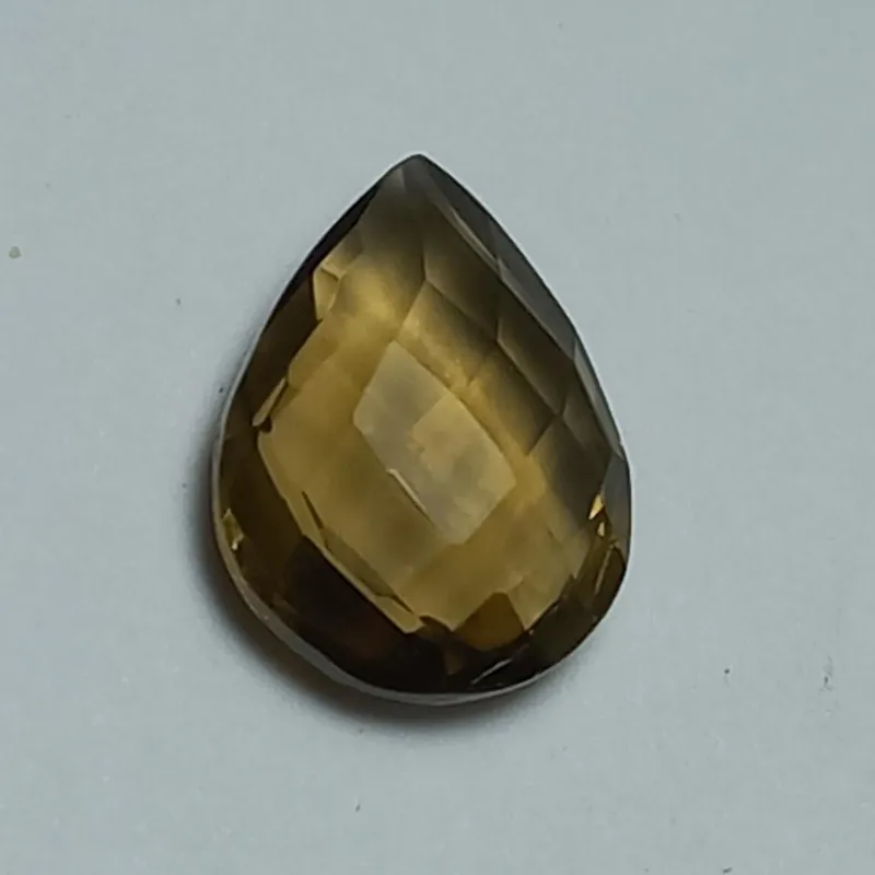 سنگ کوارتز دوطرف تراش خوشرنگ و پاک و معدنی.دستتراش