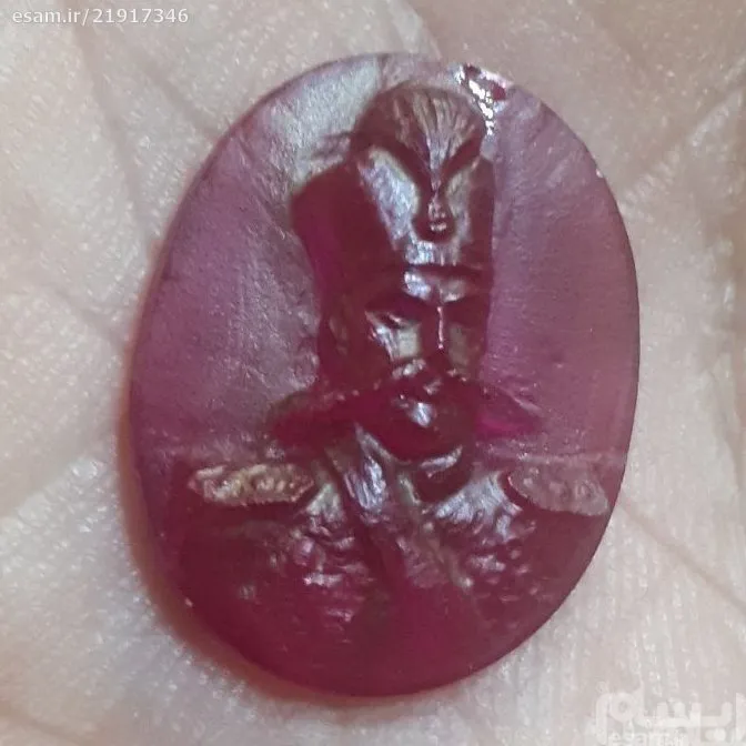 ناصرالدین شاه حکاکی و هنر زیبا کار دست تضمینی