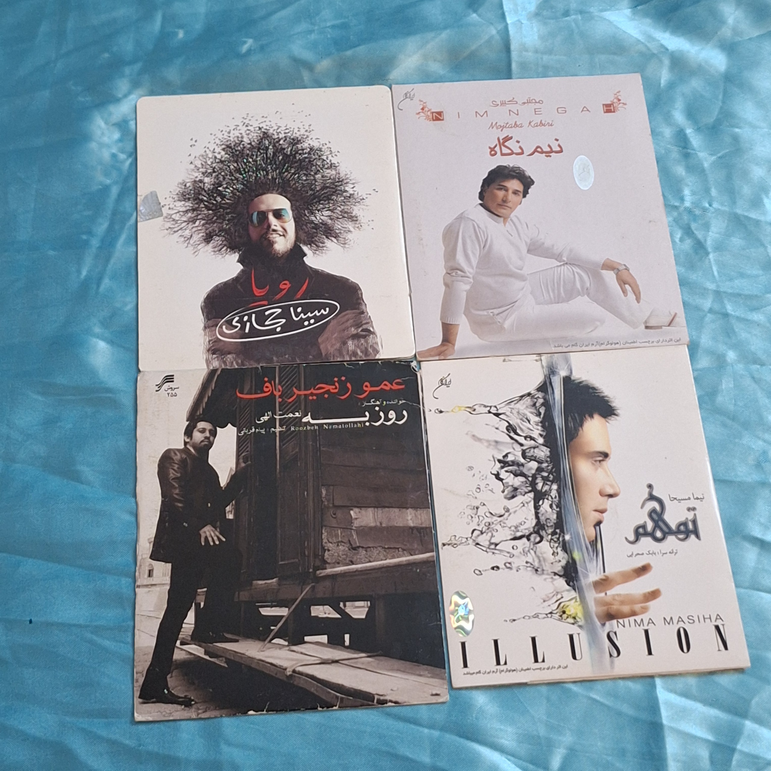 4 سی دی صوتی اورجینال ایرانی