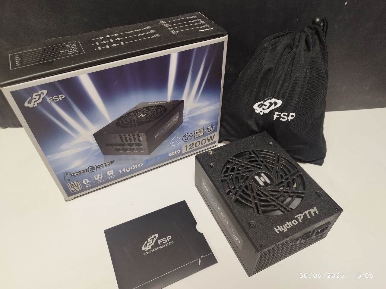 پاور power FSP 1200w platinum hydro PTM gold