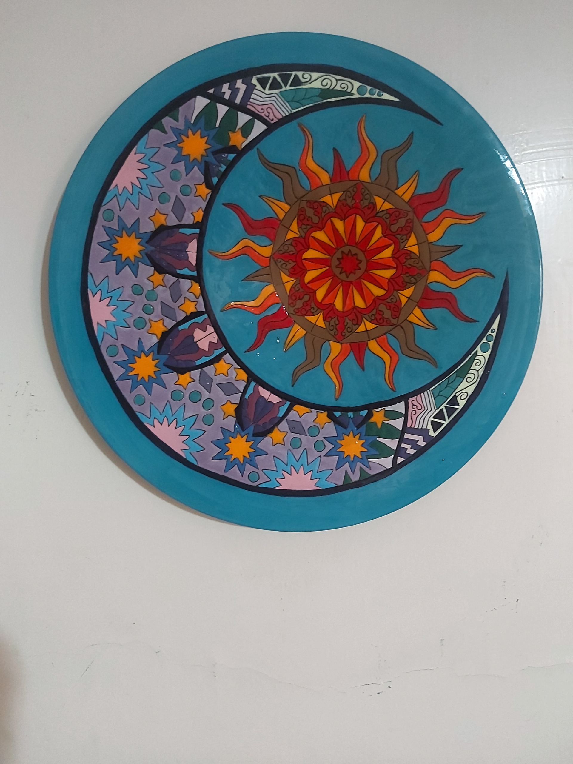 دیوارکوب ماه و خورشید