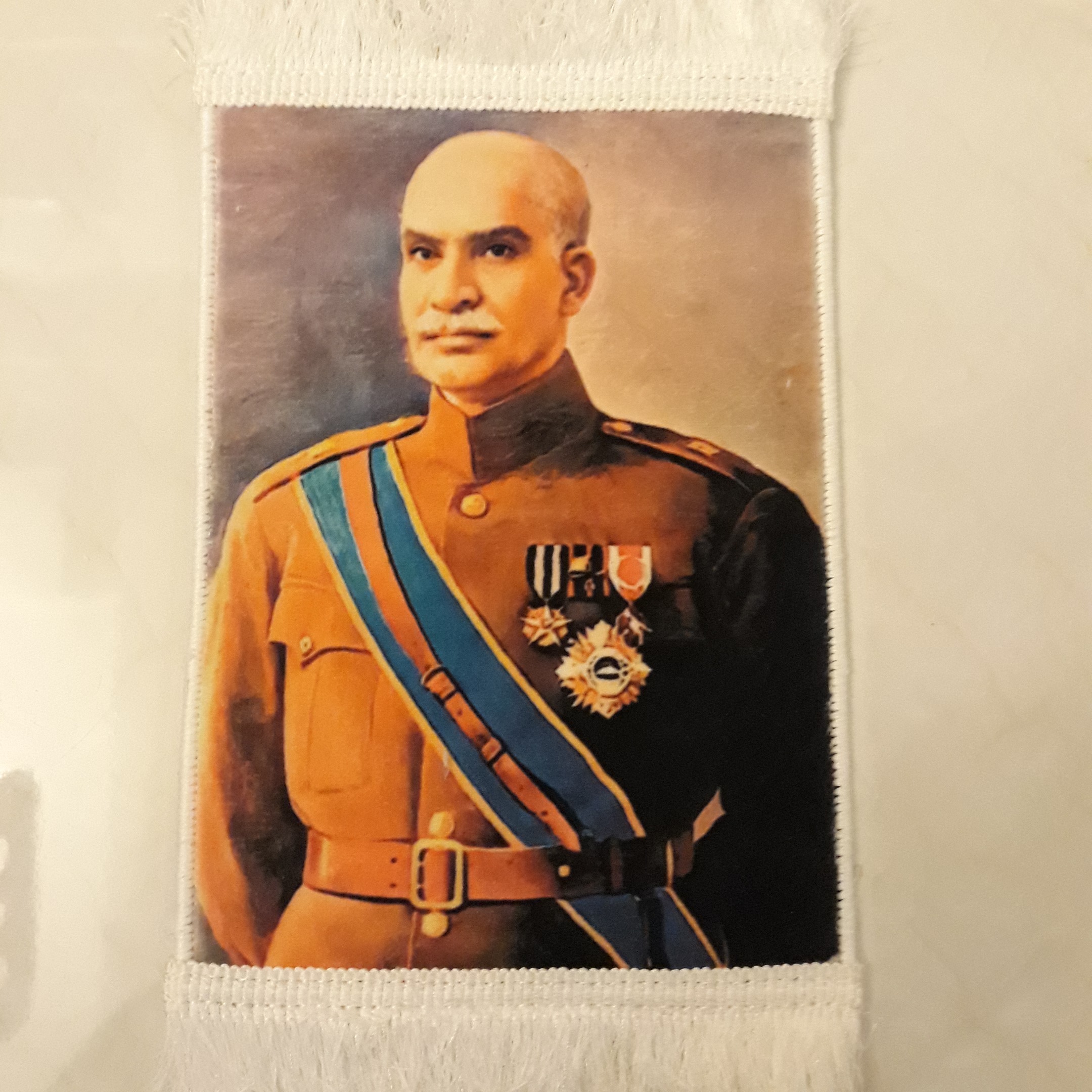 تابلوی فرش تصویر رضاشاه