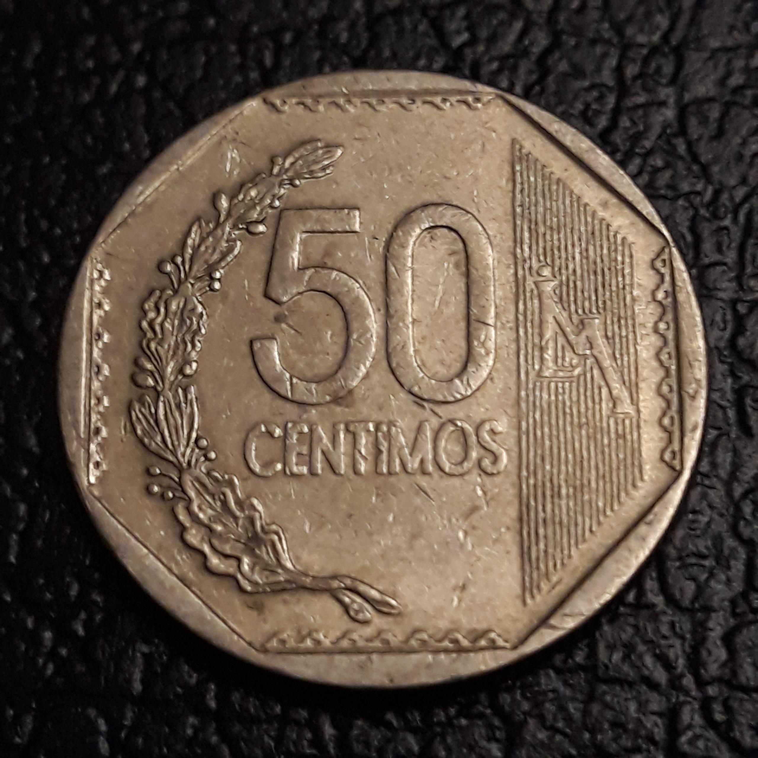 سکه پرو 50 سنتمو