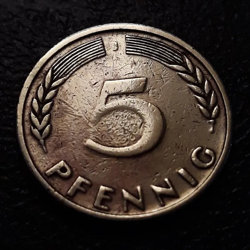 سکه آلمان 5 فینگ