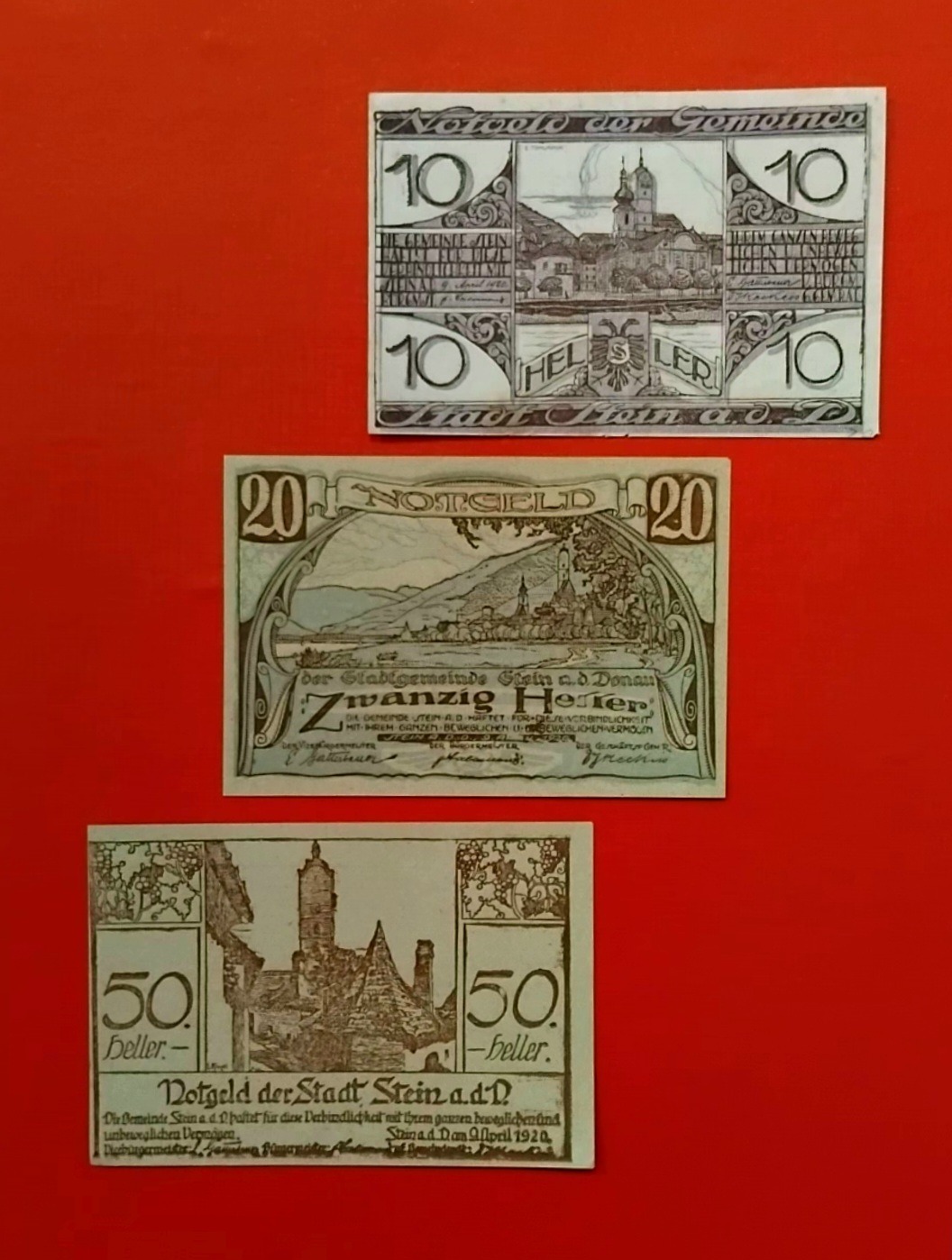 ست 10و20و50هلر نوت گلد