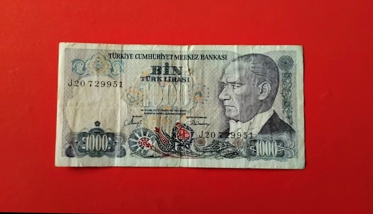 تک اسکناس 1000لیر ترکیه