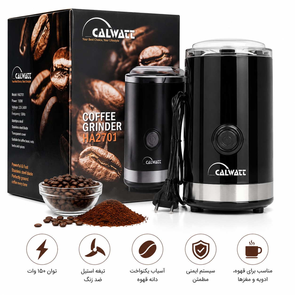 آسیاب قهوه کالوات مدل HA2701