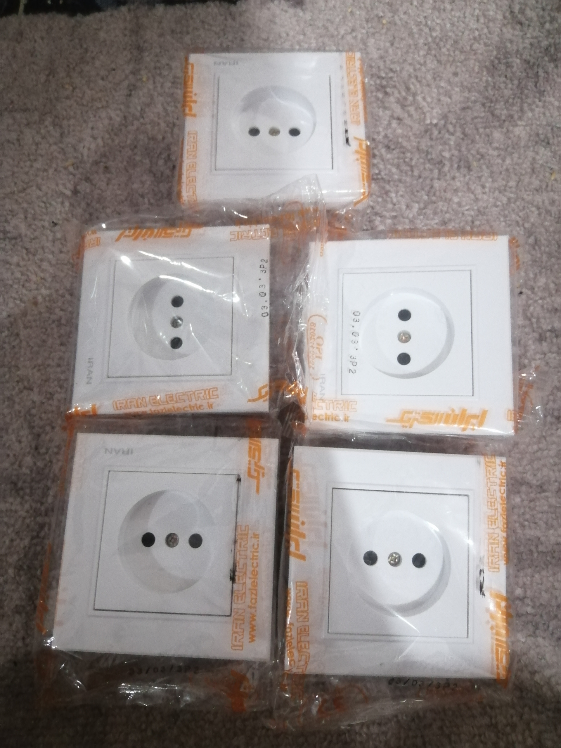 پریز 5 عدد 230 تومان