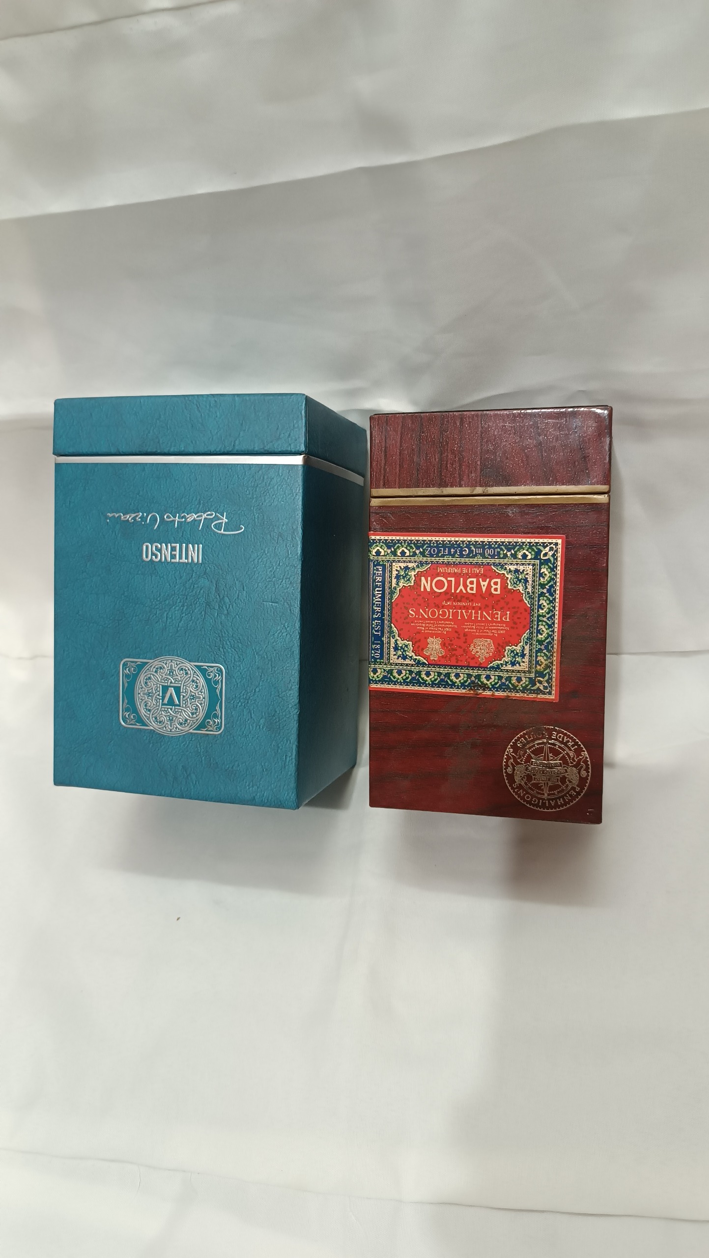 دو عدد جعبه ادکلن اورجینال