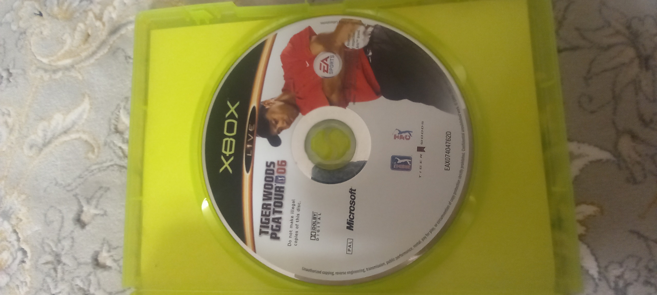 tiger woods pga tour 06 xbox original