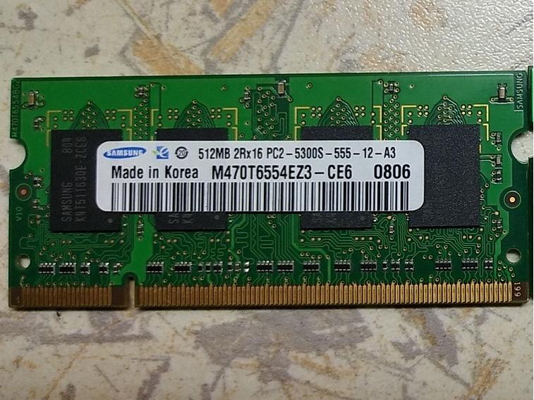 رم لپ تاپ 512 مگابایت سامسونگ