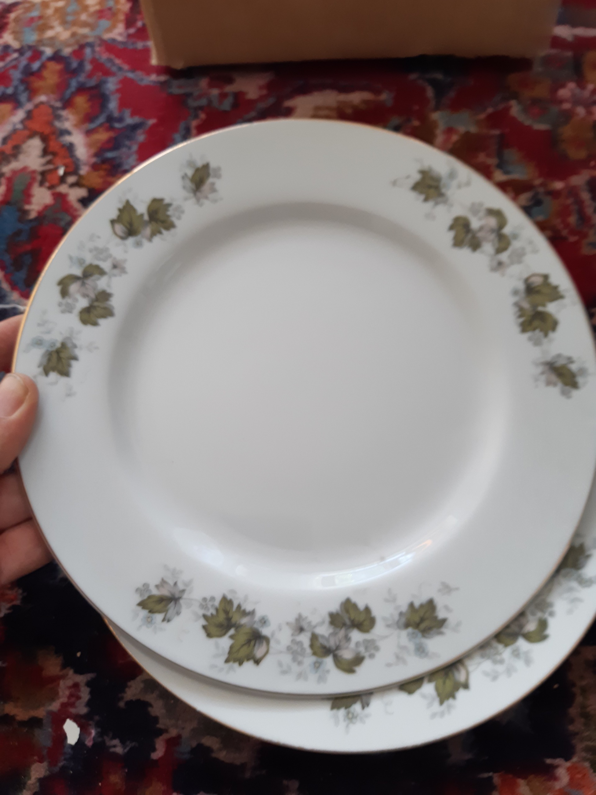 دو عدد پیش دستی چینی قدیمی ژاپنی