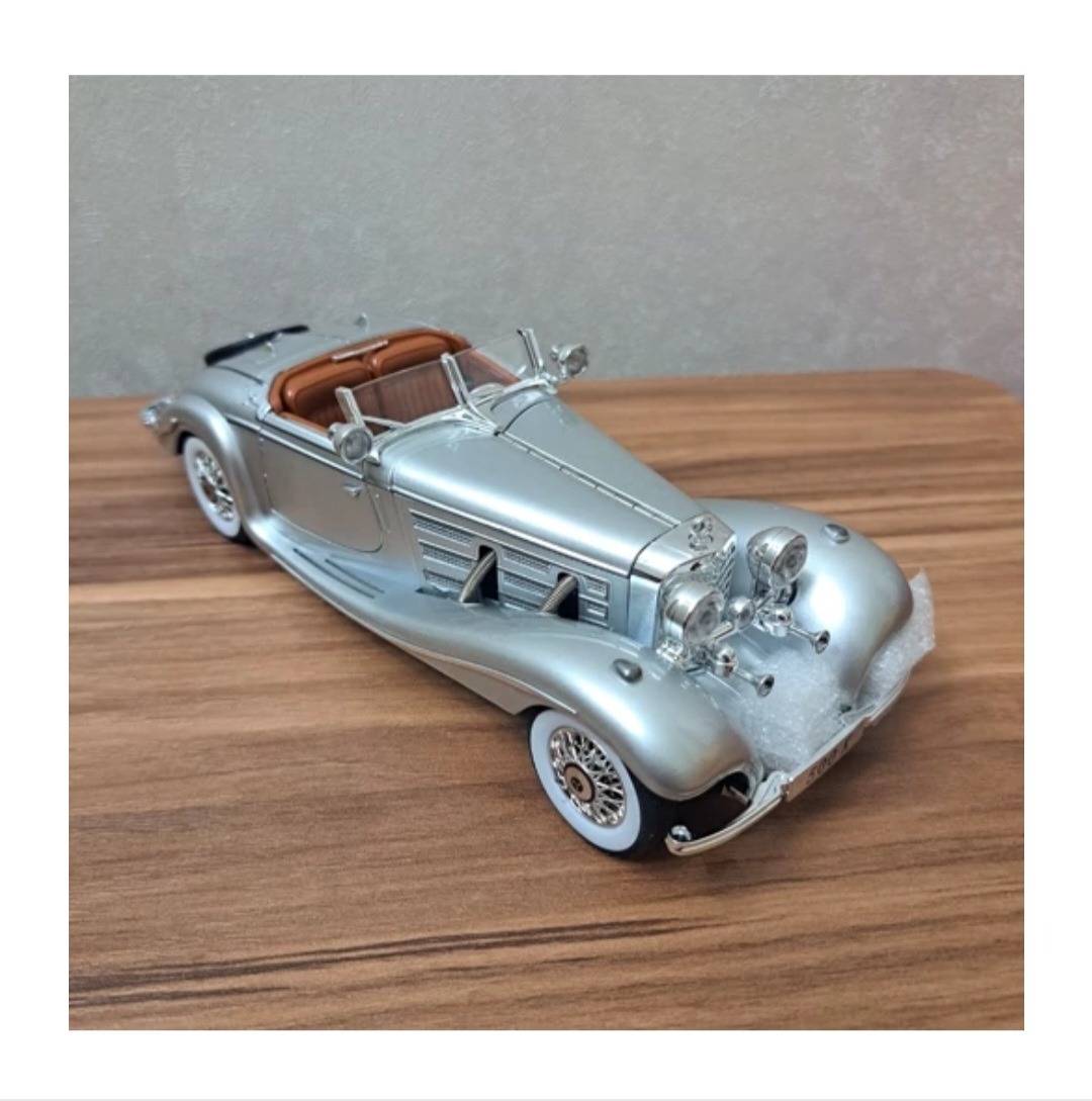 ماکت بنز k500 کلاسیک دودزا نقره ای