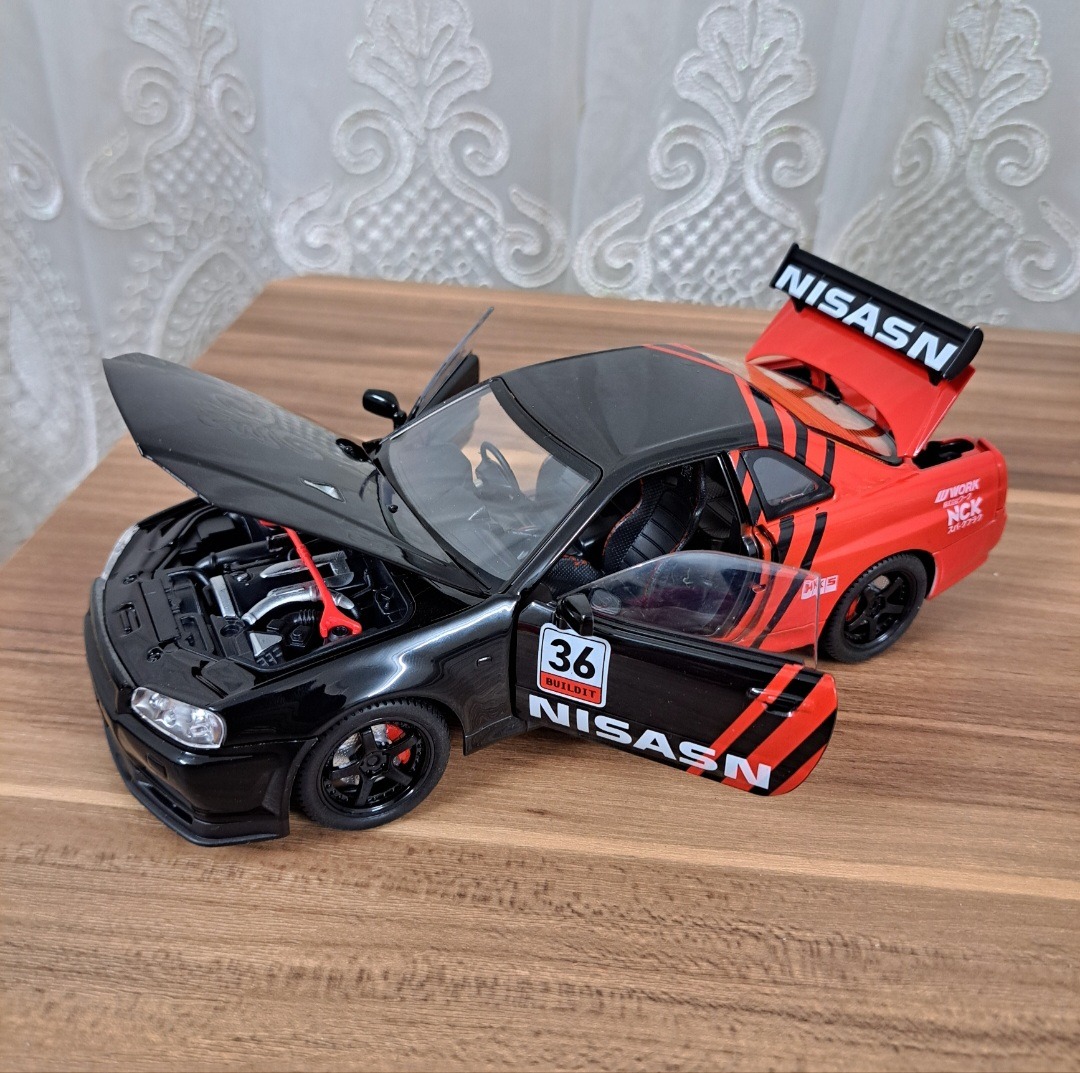 ماکت نیسان اسکای لاین جی تی آر gtr 34